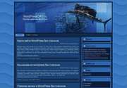 Хотели бы сделать дизайн своего сайта неординарным? «Deep Sea Fishing» - великолепная тема Wordpress для Вас