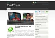 Встречайте: прекрасная тема для Wordpress «iPadPress»! Данный шаблон великолепно подходит для создания сайта в сфере торговли, ремонта, обслуживания техники и цифровых технологий