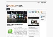 Знакомьтесь: «MobileWeek»! Тема для Wordpress. Этот шаблон идеально подходит для изготовления сайта в области торговли, ремонта, обслуживания техники и передовых технологий