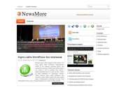 Предлагаем вашему вниманию: замечательная тема для Wordpress «NewsMore»! Новости в быстрой жизни нашего мира крайне важны
