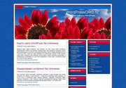 Сделайте дизайн своего сайта уникальным! Предлагаем Вам стильную тему для Wordpress - «Red Sunflower»! Шаблон поможет отобразить на вашем сайте все многообразие садовых растений