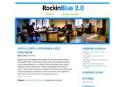 Встречайте: «RockinBlue 2.0»! Тема для Wordpress. Если вам нужен грамотный шаблон для сайта о финансах и бизнесе, то он уже у вас есть!